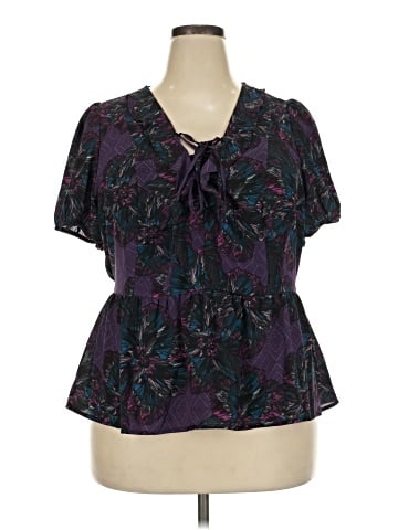Lane Bryant Short Sleeve Blouse (view 1)