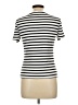 Nine West Stripes Ivory Short Sleeve Turtleneck Size L - photo 2