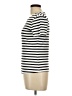Nine West Stripes Ivory Short Sleeve Turtleneck Size L - photo 5