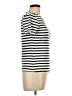 Nine West Stripes Ivory Short Sleeve Turtleneck Size L - photo 4