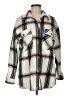 No Comment Plaid Ivory Jacket Size M - photo 1