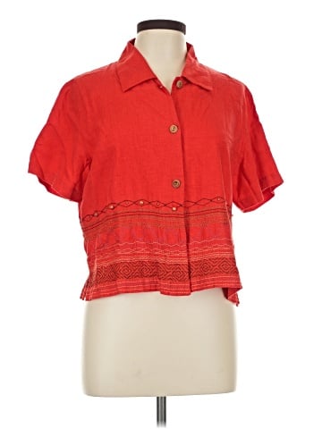 Coldwater Creek Short Sleeve Blouse (view 1)