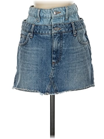 Jonathan Simkhai Denim Skirt (view 1)