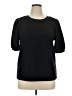 Como Blu Black Short Sleeve Top Size XL - photo 1