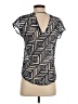 Outback Red 100% Polyester Blue Short Sleeve Blouse Size XS - photo 2