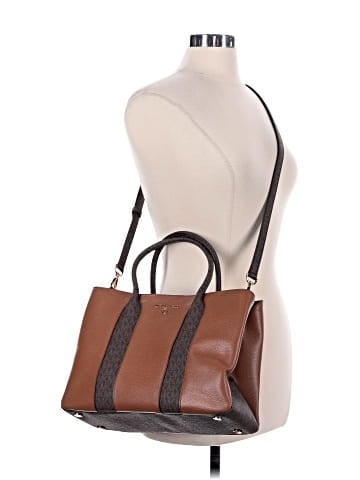 MICHAEL Michael Kors Leather Satchel (view 2)