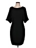 ASOS 100% Polyester Solid Black Casual Dress Size 12 - photo 1