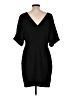 ASOS 100% Polyester Solid Black Casual Dress Size 12 - photo 2