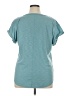 L.L.Bean Teal Short Sleeve Henley Size XL - photo 2