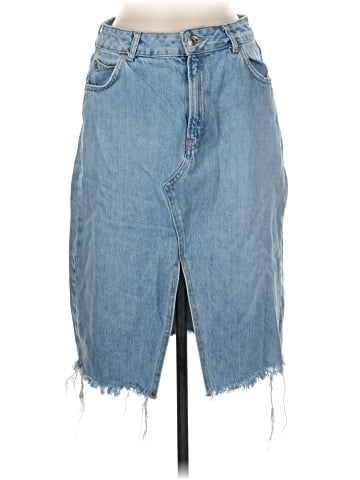 Topshop Denim Skirt (view 1)