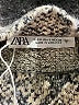 Zara Paisley Gray Turtleneck Sweater Size S - photo 7