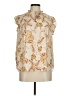 J by Joie 100% Polyester Ivory Sleeveless Blouse Size M - photo 1