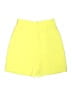 Topshop Solid Yellow Shorts Size 8 - photo 2