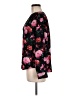 89th & Madison 100% Polyester Floral Black Long Sleeve Blouse Size M - photo 5