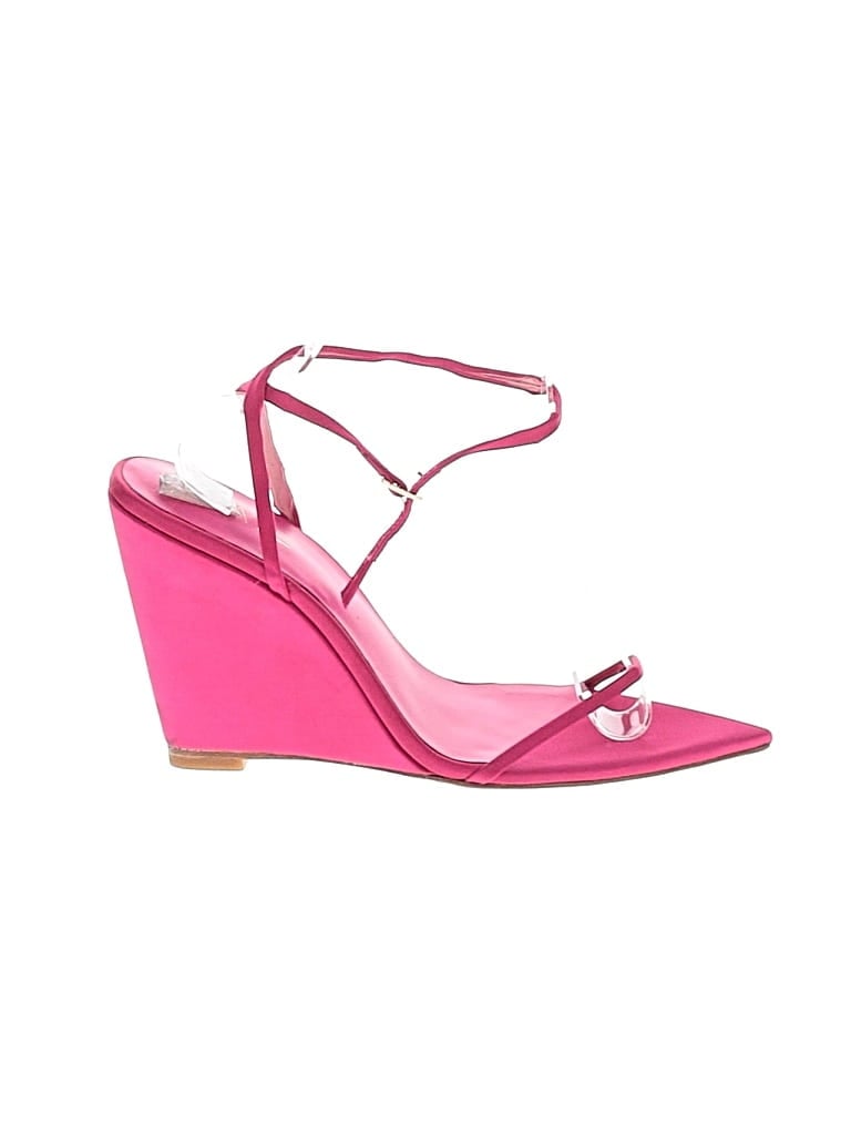 Pre-owned Raye Wedges In Pink