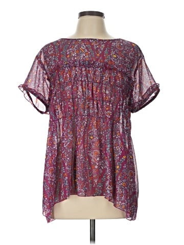Grace & Lace Short Sleeve Blouse (view 1)