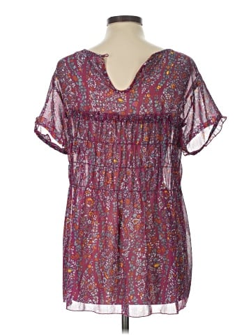 Grace & Lace Short Sleeve Blouse (view 2)