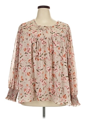 Cato 3/4 Sleeve Blouse (view 1)
