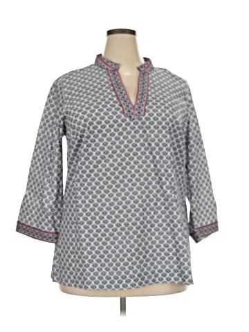 Appleseeds 3/4 Sleeve Blouse (view 1)