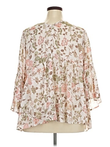 Cato 3/4 Sleeve Blouse (view 2)