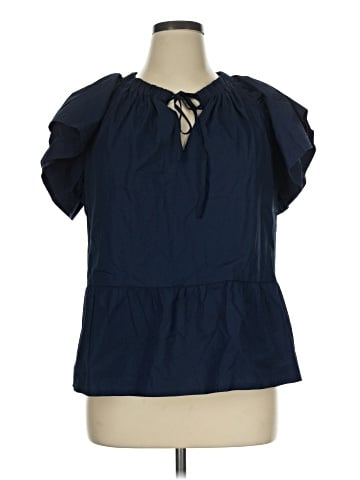 Joe's Jeans Short Sleeve Blouse (view 1)