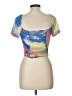 Popular 21 Pink Short Sleeve Top Size L - photo 2