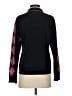 IZOD 100% Cotton Hearts Black Pullover Sweater Size S - photo 2