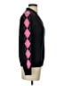 IZOD 100% Cotton Hearts Black Pullover Sweater Size S - photo 4