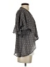 Hinge 100% Silk Gray Kimono Size XS - Sm - photo 4