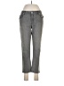 Cache Chevron-herringbone Gray Jeans Size 8 - photo 1