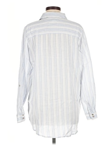 Sigrid Olsen Long Sleeve Button-Down Shirt (view 2)