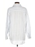 Sigrid Olsen 100% Linen Stripes Blue Long Sleeve Button-Down Shirt Size M - photo 2