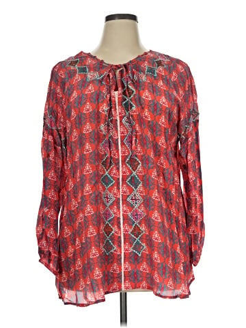 Tolani Long Sleeve Blouse (view 1)
