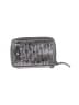 Elliott Lucca 100% Leather Silver Leather Wristlet One size - photo 2