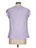 THML Purple Short Sleeve Blouse Size M - photo 2