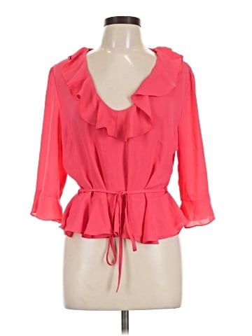 Topshop 3/4 Sleeve Blouse (view 1)
