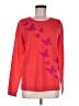 Garnet Hill 100% Wool Stars Red Wool Pullover Sweater Size M - photo 1