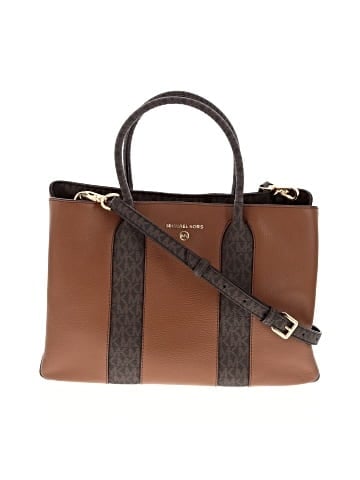 MICHAEL Michael Kors Leather Satchel (view 1)