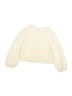 Zara Kids Solid Ivory Pullover Sweater Size 6 - 7 - photo 2