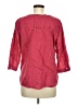 Esprit 100% Cotton Red 3/4 Sleeve Blouse Size 6 - photo 2