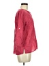 Esprit 100% Cotton Red 3/4 Sleeve Blouse Size 6 - photo 4