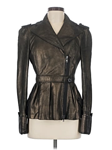 Diane von Furstenberg Leather Jacket (view 1)