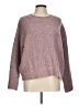 RACHEL Rachel Roy Tweed Burgundy Pullover Sweater Size L - photo 1