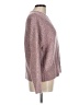 RACHEL Rachel Roy Tweed Burgundy Pullover Sweater Size L - photo 4