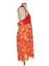 Nine West 100% Polyester Tropical Orange Casual Dress Size 00 - photo 4