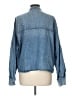 Zara Blue Long Sleeve Blouse Size L - photo 2