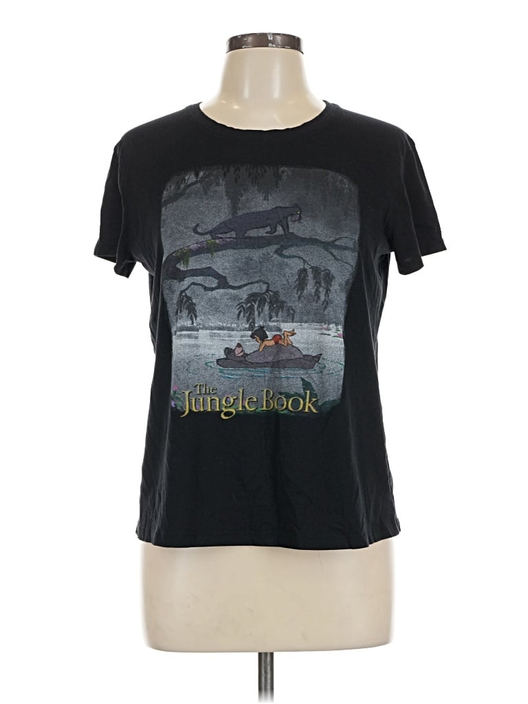 Pre-owned Disney Short Sleeve T-shirt In Black