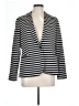 Chico's Stripes Black Blazer Size Lg (2) - photo 1