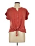 Knapp Studio Red Short Sleeve Henley Size L - photo 1