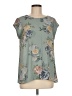 DR2 100% Polyester Teal Short Sleeve Blouse Size M - photo 1